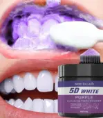 بودرة تبييض الأسنان